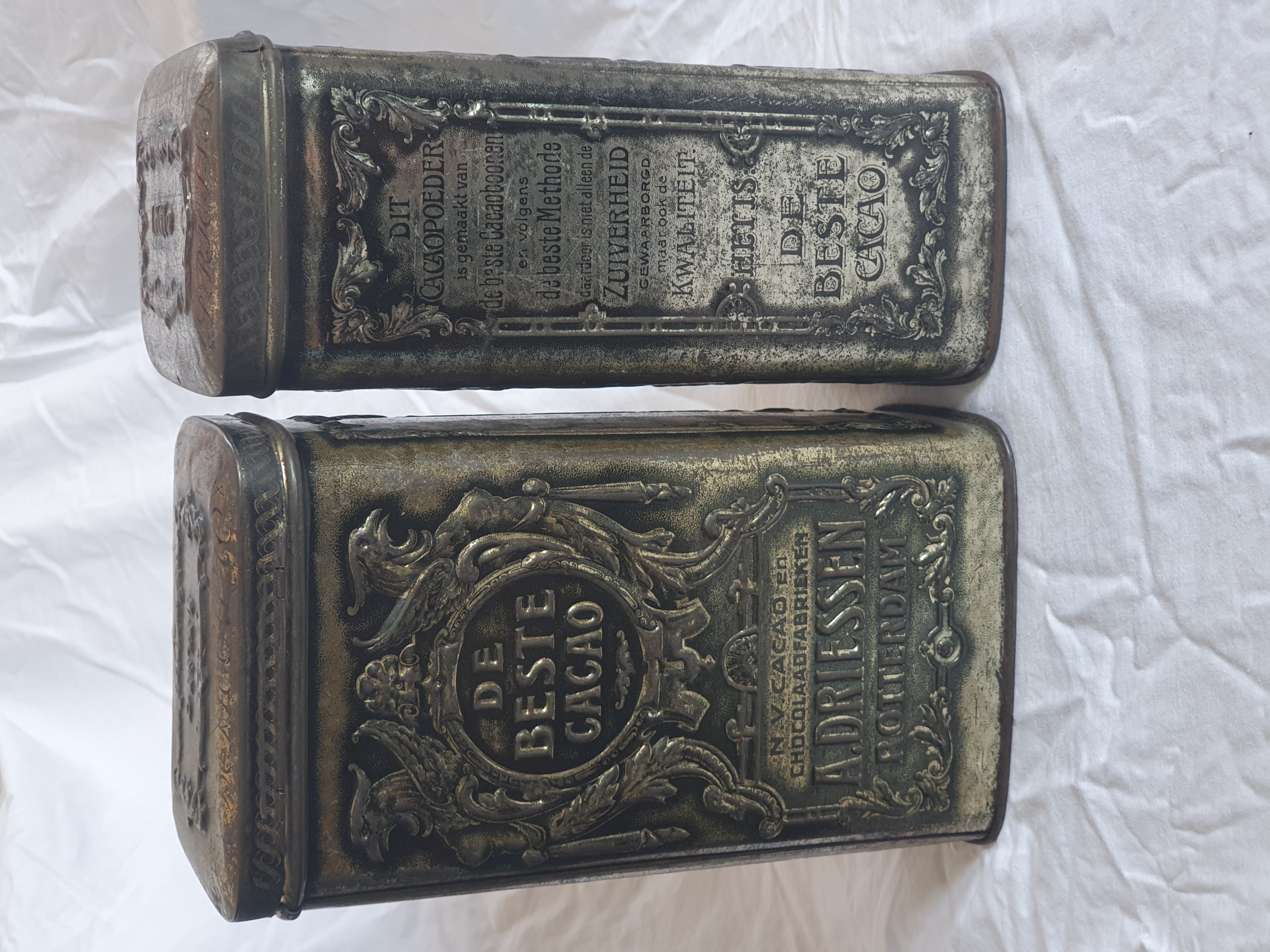 Driessen, de Beste Cacao in Oud Zilveren blikverpakking, 1 kilo