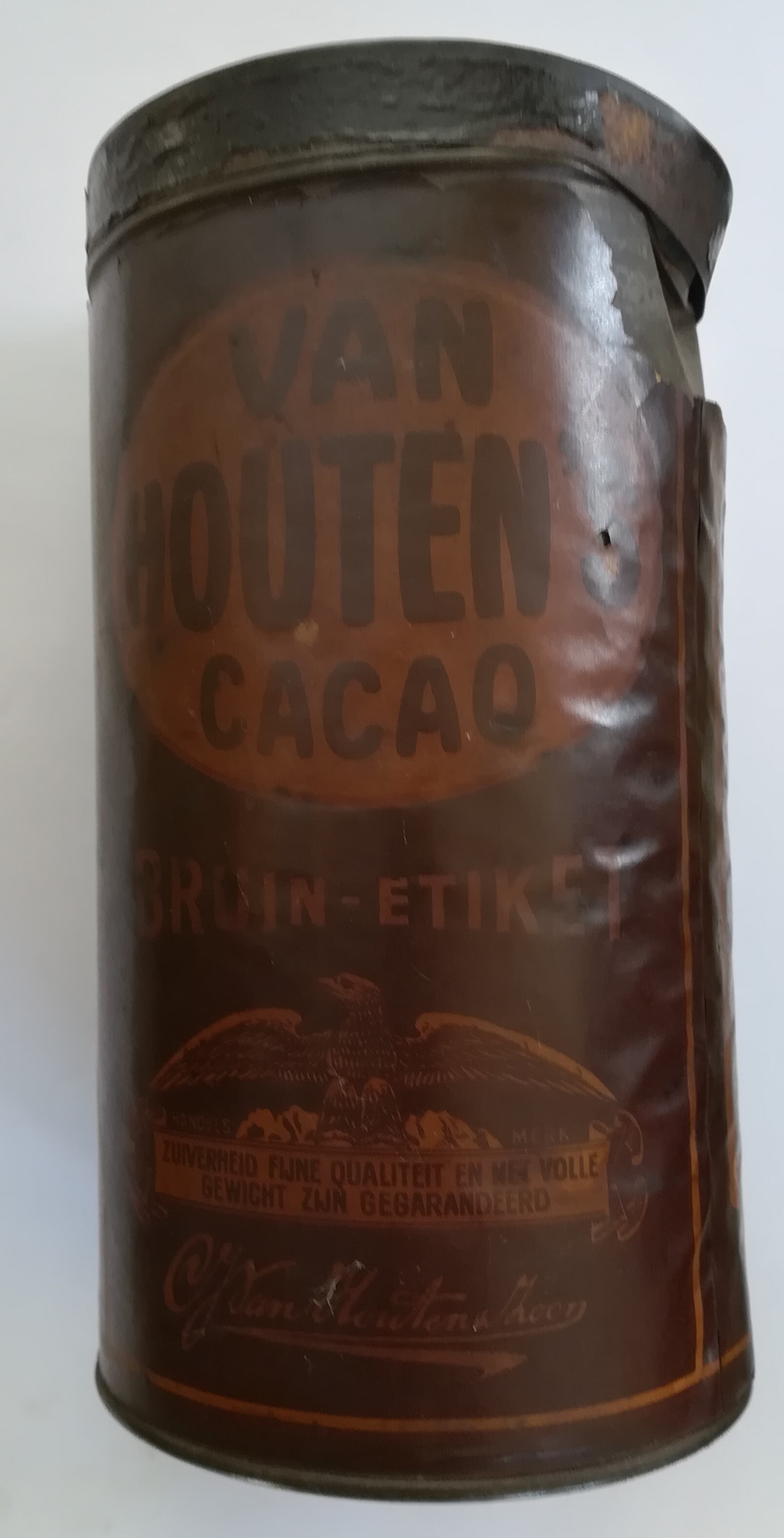 Van Houten's Cacao Bruin-Etiket, 1 kilo