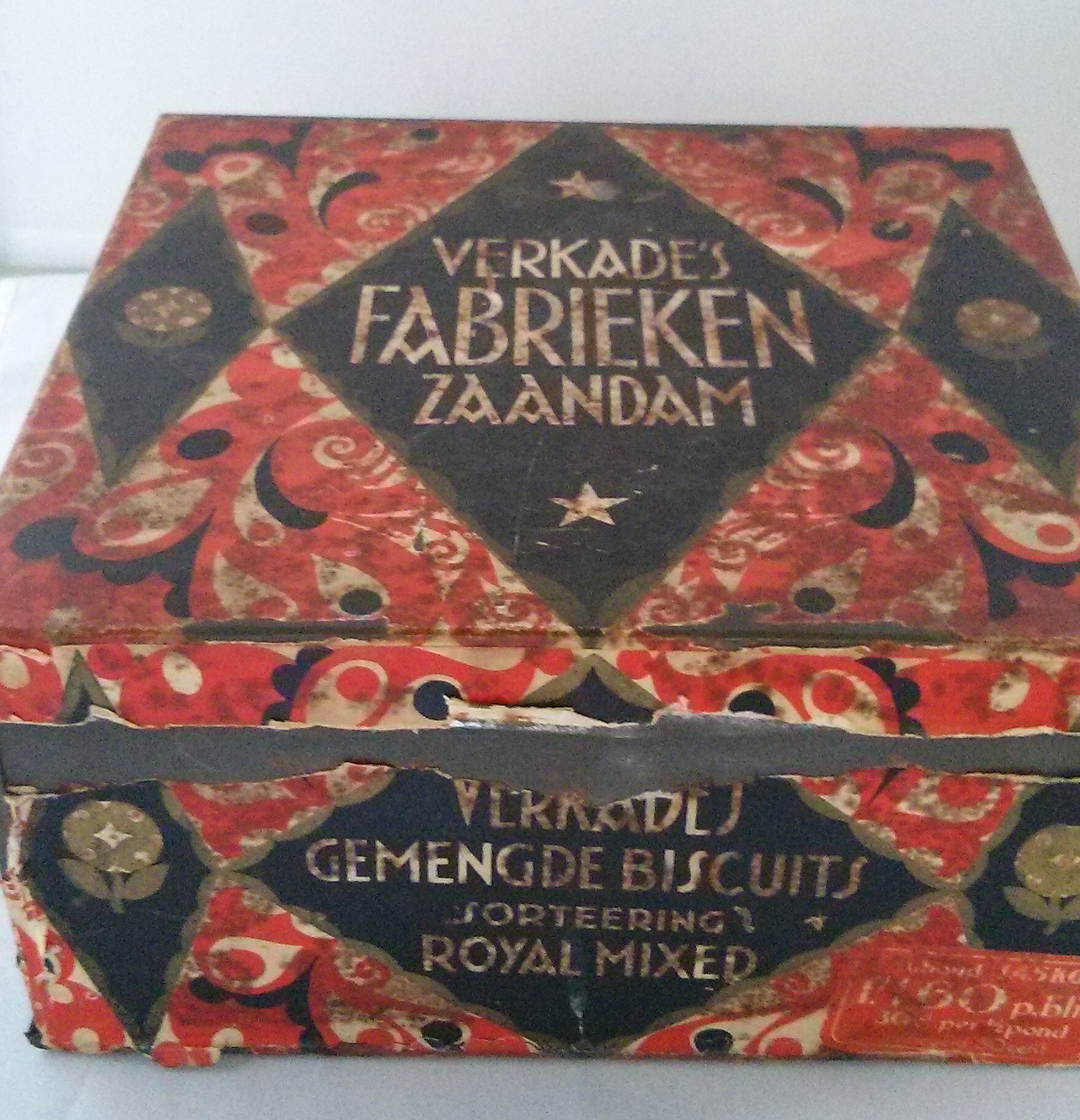 Winkelblik Verkade's Gemengde Biscuits, sorteering Royal Mixed