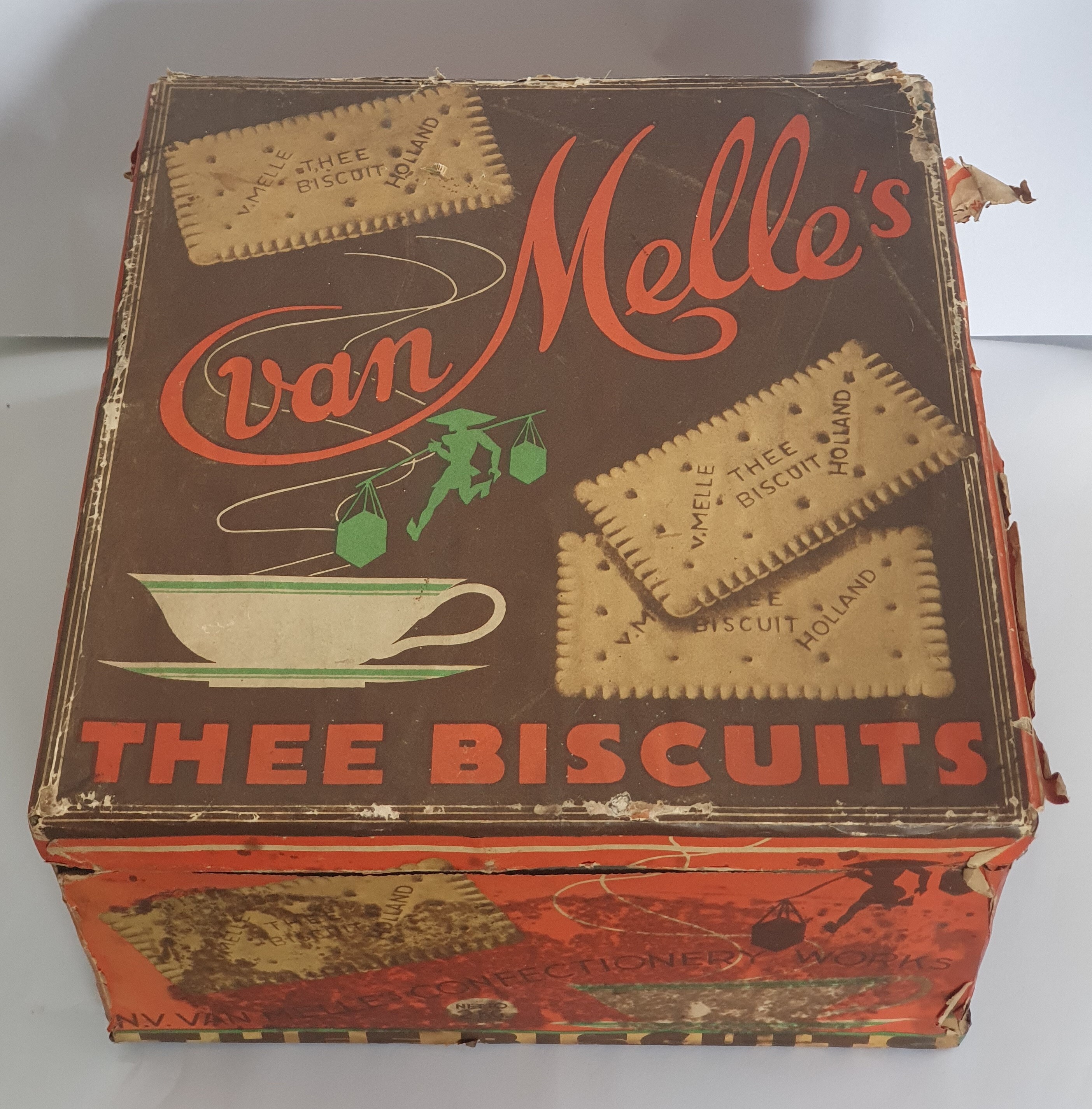 Van Melle Theebiscuits blik