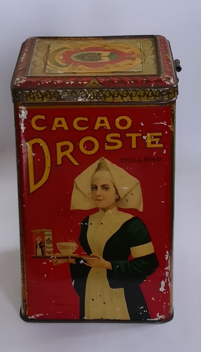 Droste cacaoblik met verpleegster, 2.5 kilo