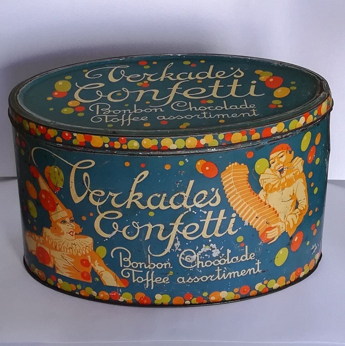 Winkelblik Verkade's 'Confetti', Bonbon, Chocolade en Toffee assortiment