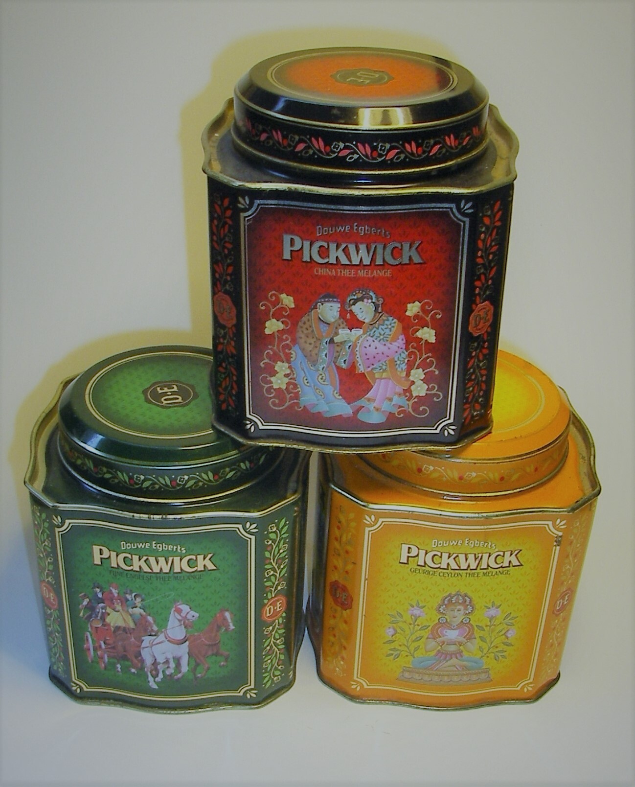 Douwe Egberts theeblikken, serie van drie