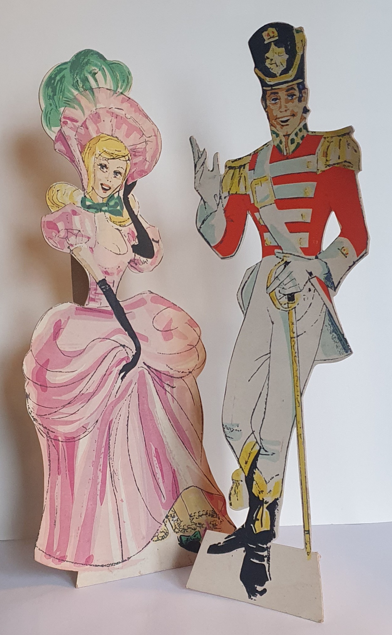 Quality street kartonnen displays van Major Quality en Miss Sweetly.