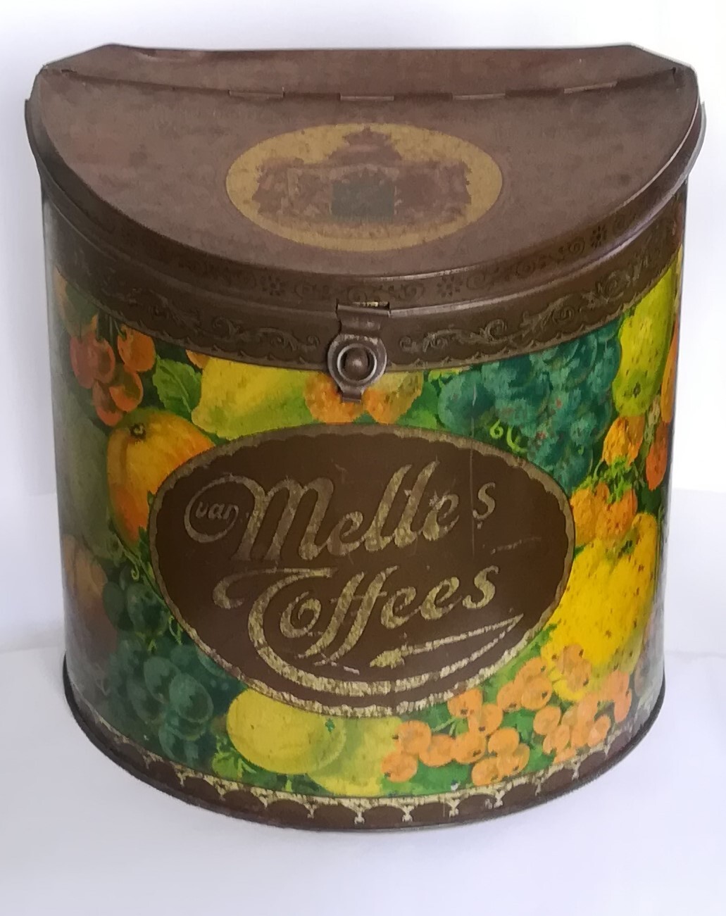 Winkelblik Van Melle's Toffees met fruitdecoratie