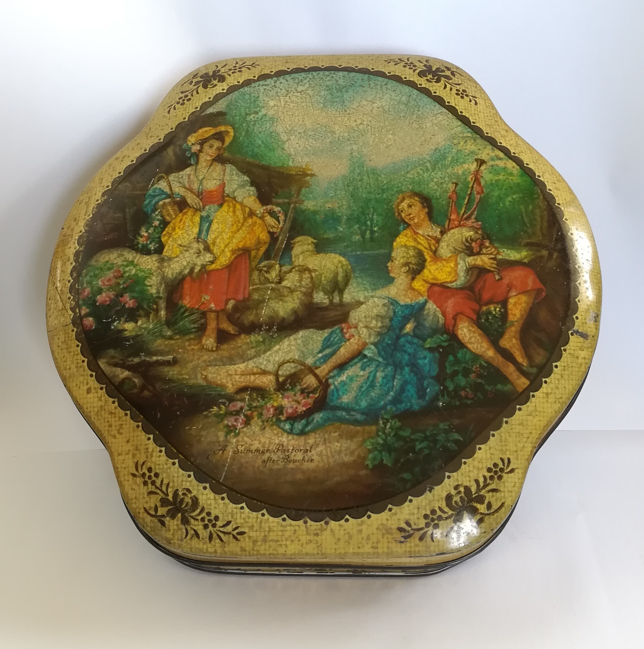 "A Summer Pastoral" chocoladeblik van Côte d'Or