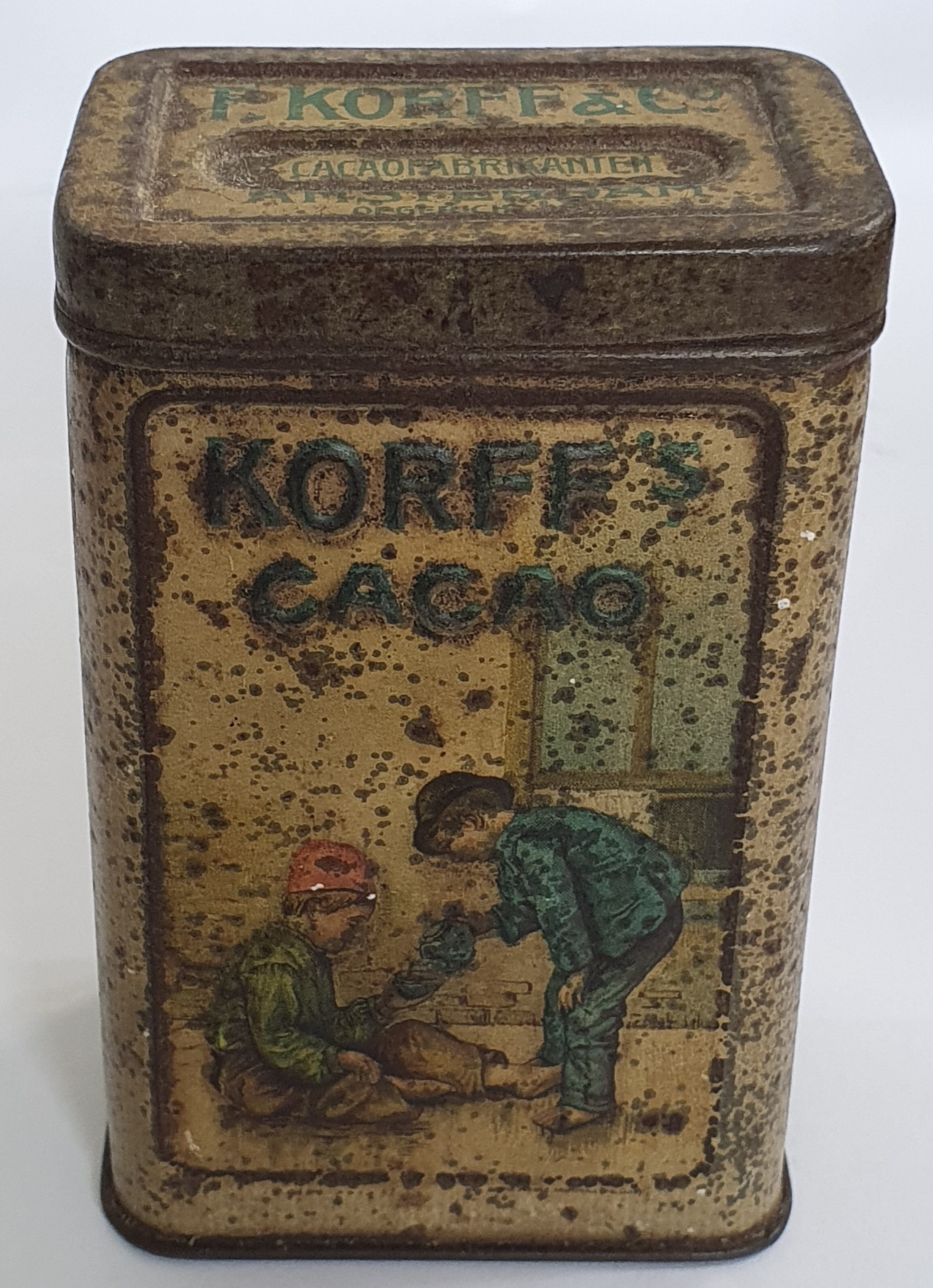 Korff's cacao spelende kinderen, 1/10 kg