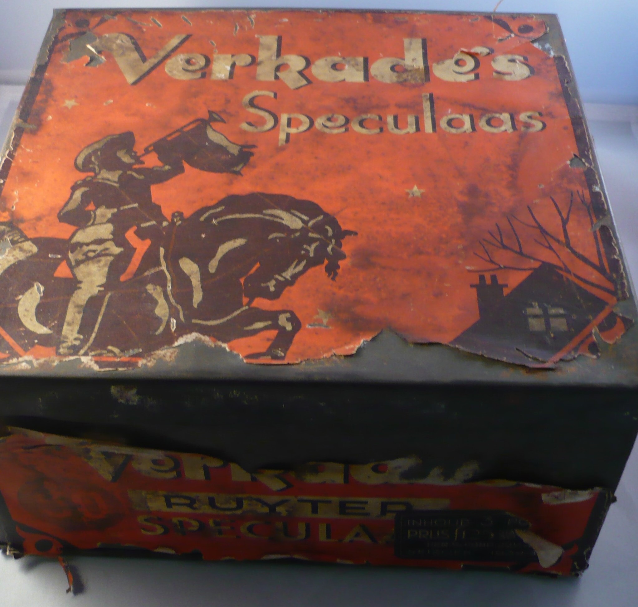 Winkelblik Verkade's Speculaas met papieren wikkel