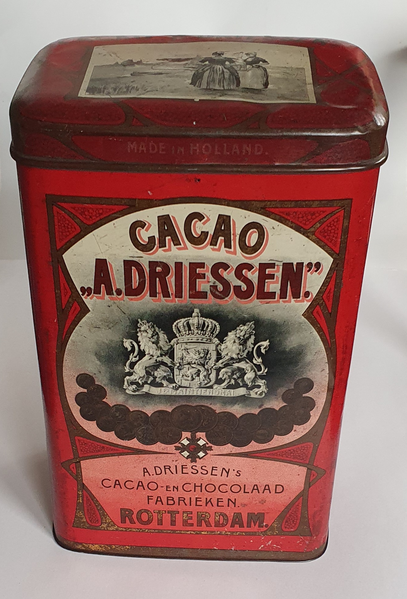 Winkelblik Cacao A. Driessen, 5 kg.