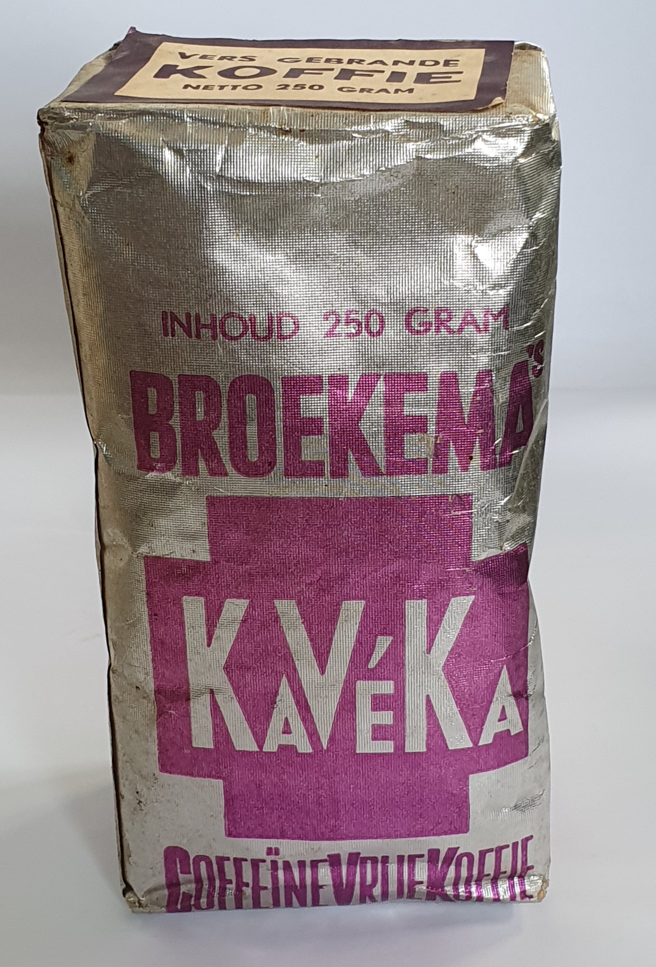 Broekema's KaVeKa coffeïne vrije koffie, 250 gram