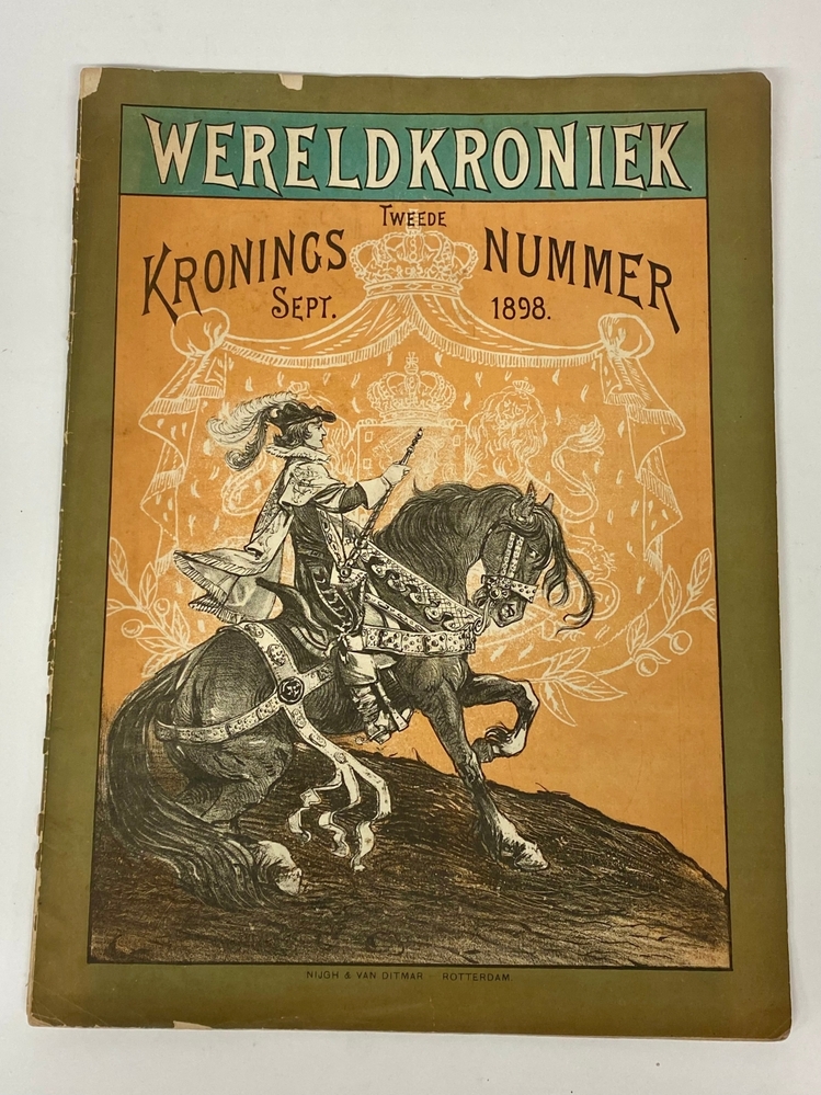 Kroningsnummer van de Wereldkroniek, september 1898.