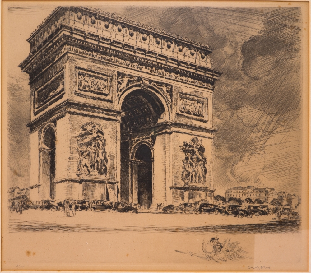 Arc de Triomphe te Parijs.