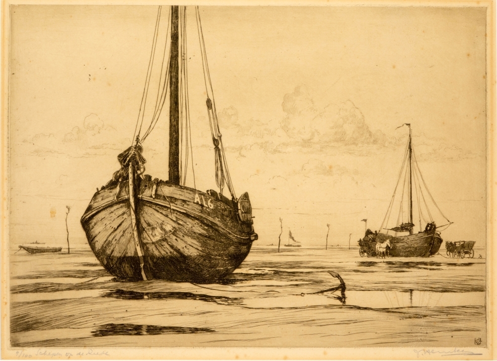 Schepen op de Reede.