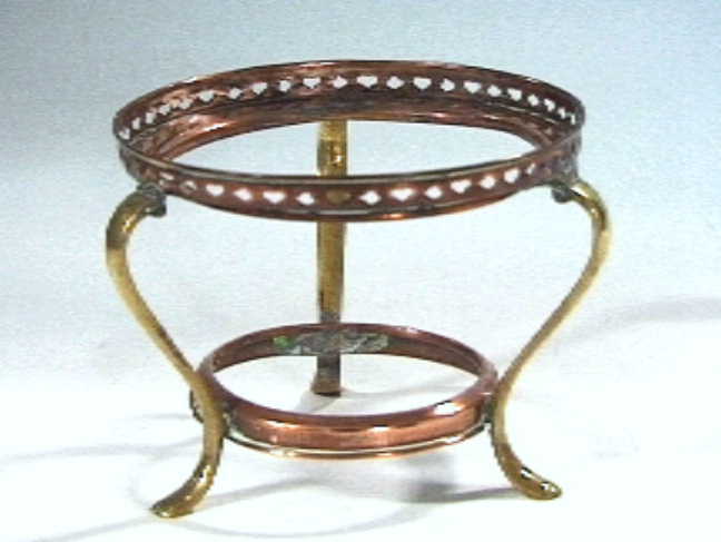 Koperen theelichtje.