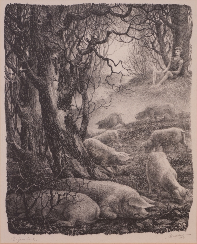 De verloren zoon als varkenshoeder.