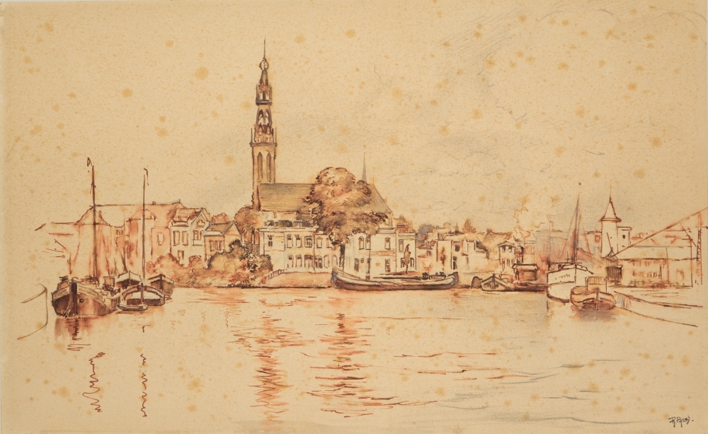 Gezicht op de Oosterhaven