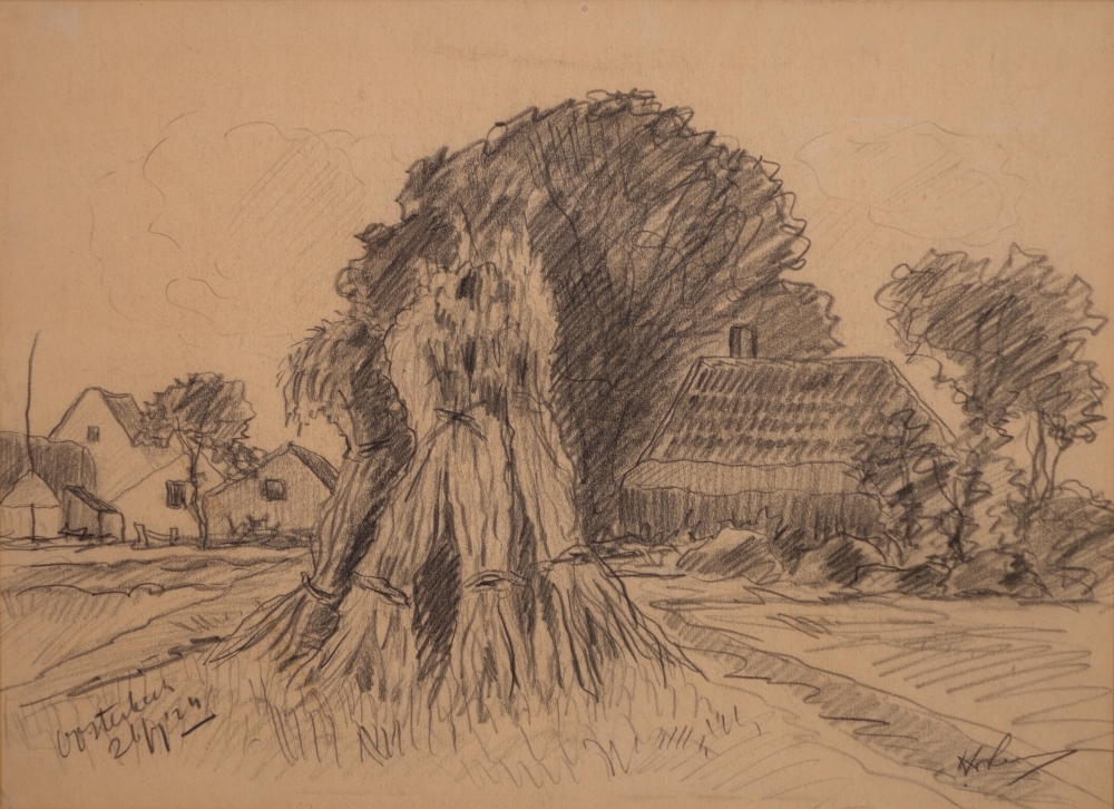 Korenschoof te Oosterbeek.