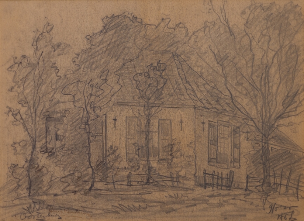 Huis met luiken te Oosterbeek.