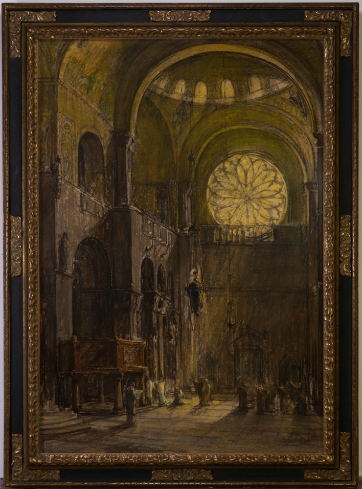 Kerkinterieur San Marco in Venetie.