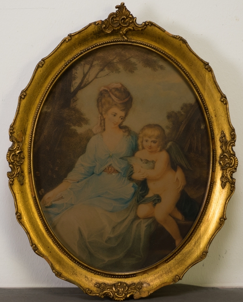 Portret van markiezin van Townshend.