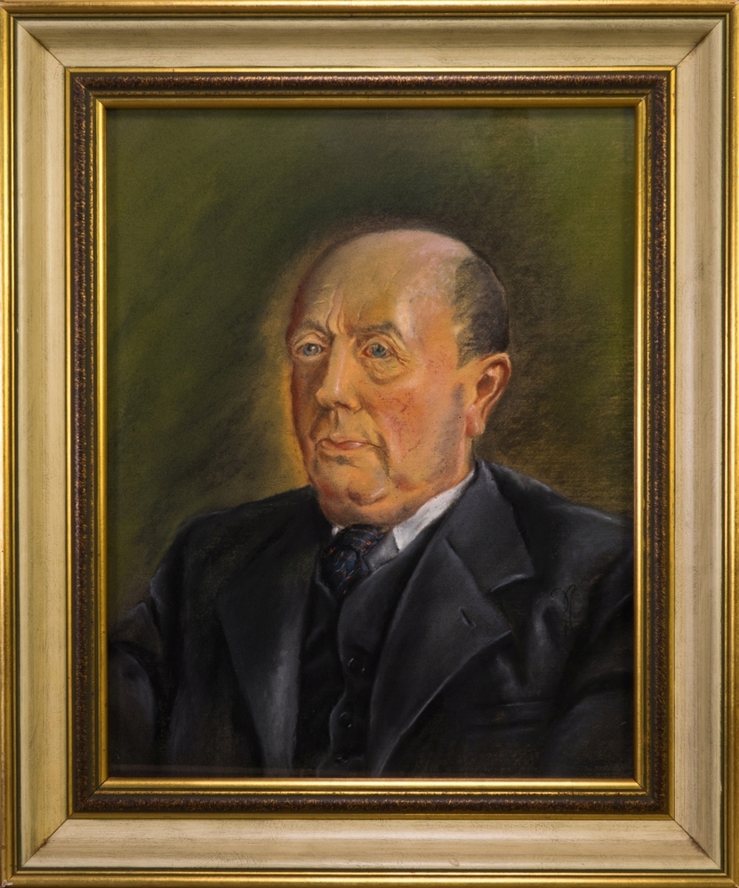 Portret van J. van Diepen, vader van de verzamelaar.