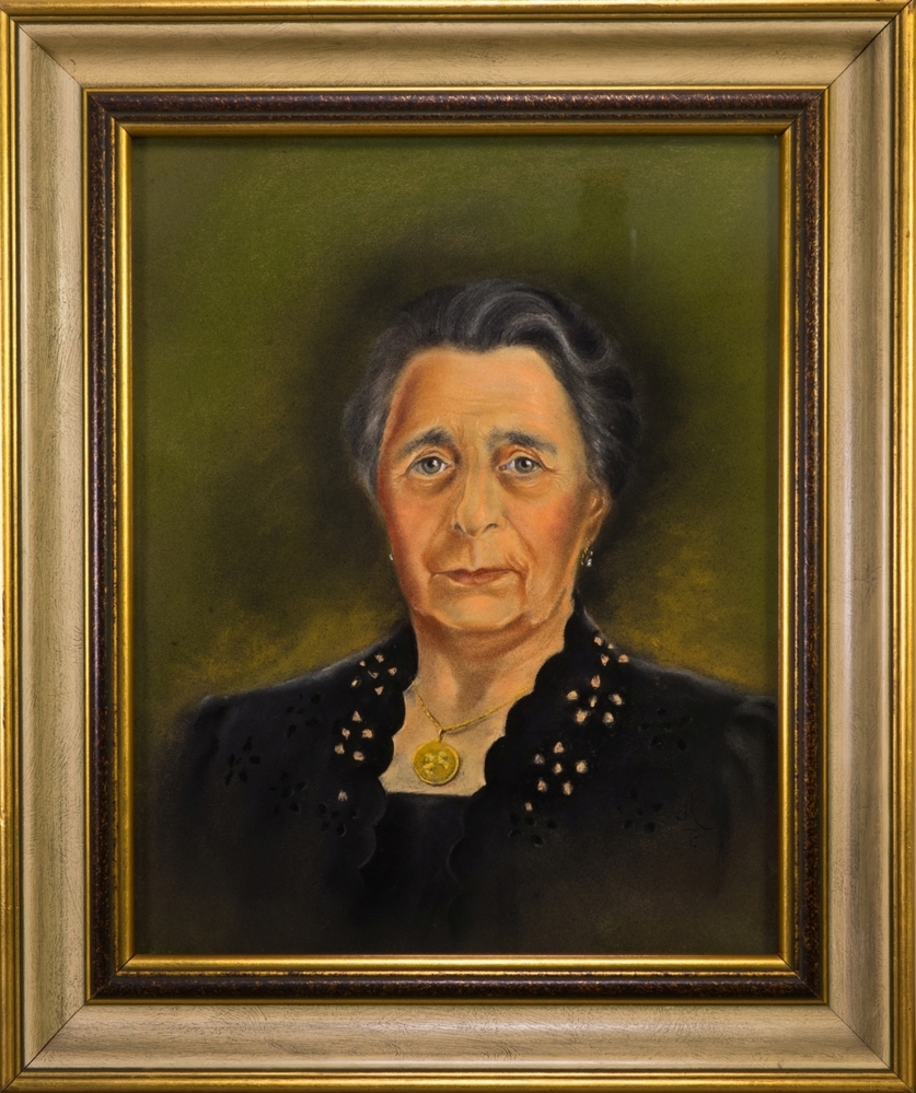 Portret van Mevr. van Diepen, moeder van de verzamelaar.