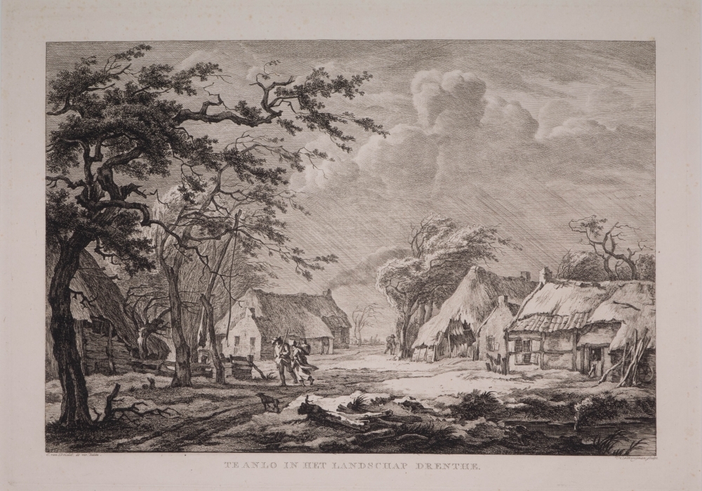 Te Anlo in het landschap in Drenthe.