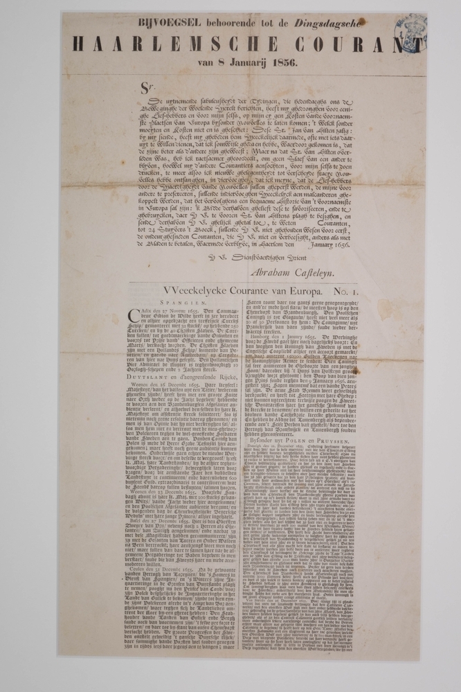 Bijvoegsel Haarlemsche Courant.