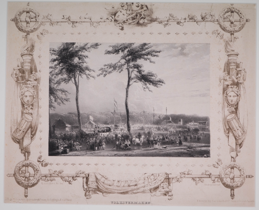 Volksvermaken in het Sterrebos.