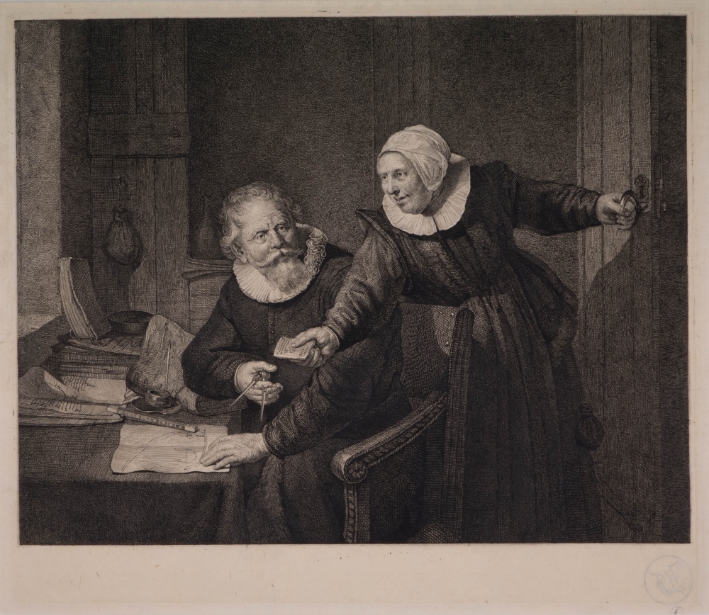 Scheepsbouwmeester en echtgenote.