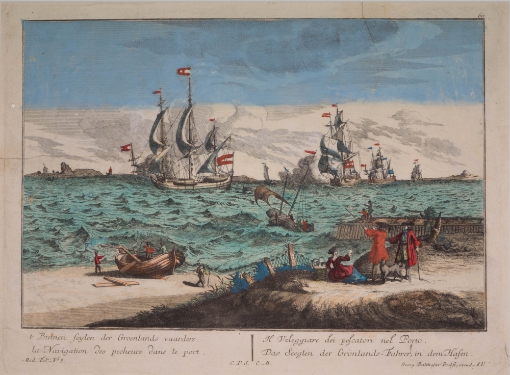 "`t Binnen Seylen der Groenlands vaarders".