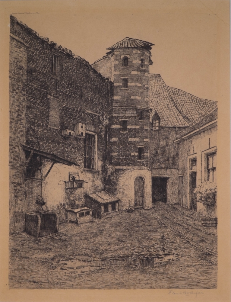 De Muntengang in Groningen.(?) (eerder omschreven als Groene Weeshuis).