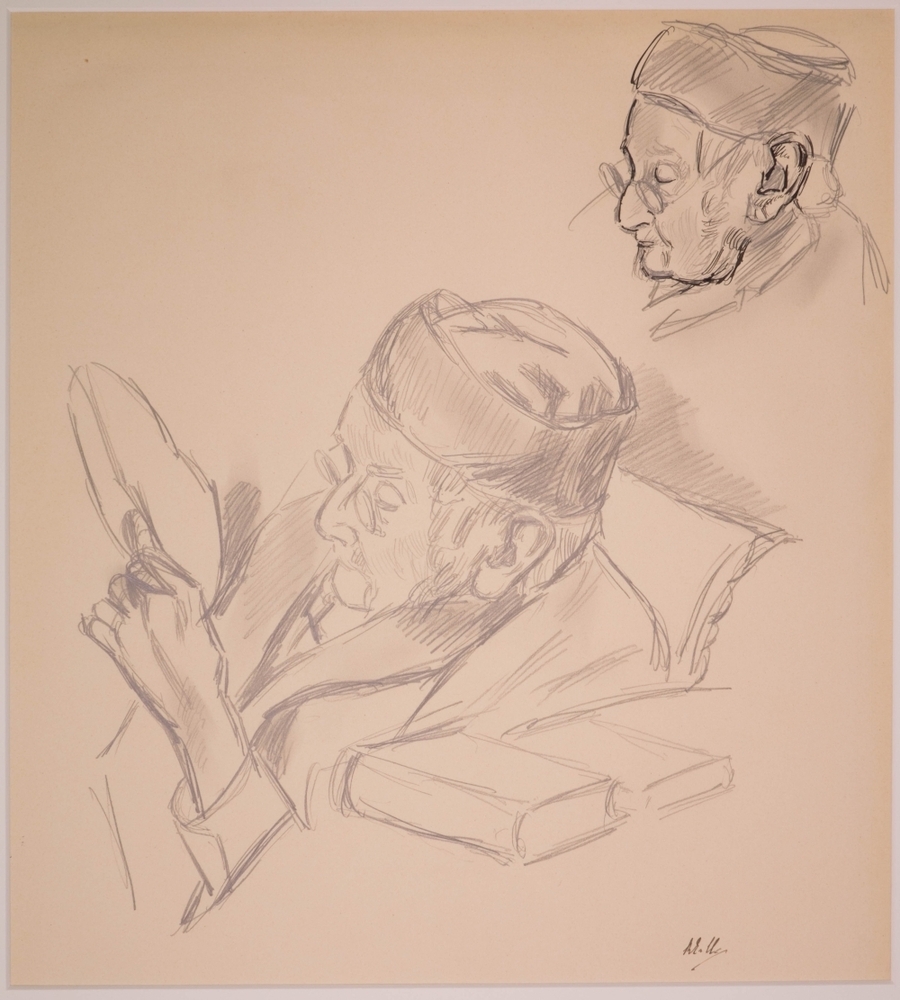 Portret van Samuel van Houten.