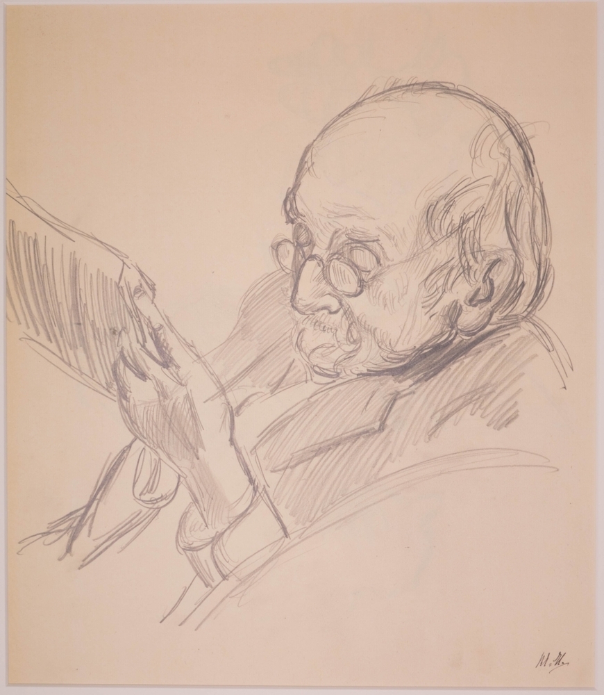 Portret van Samuel van Houten.