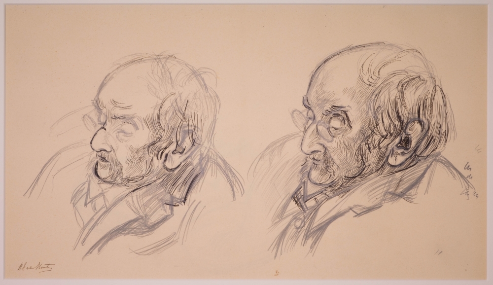 Portret van Samuel van Houten.