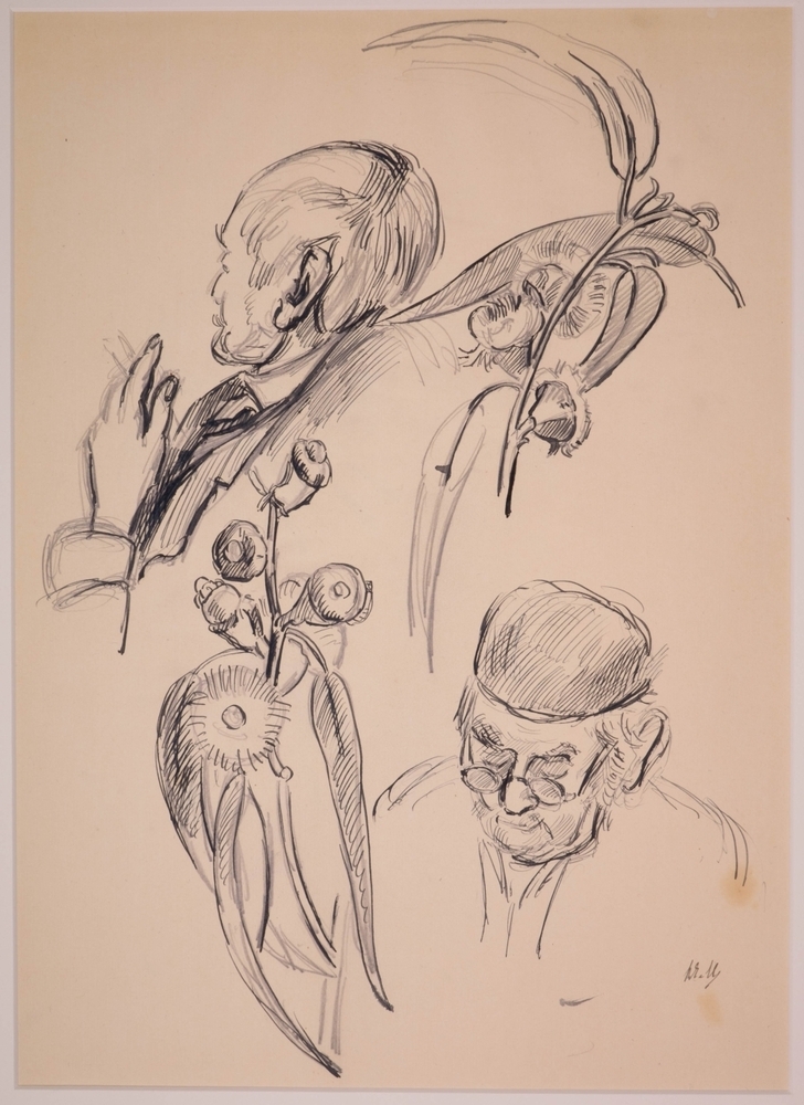 Portret van Samuel van Houten.