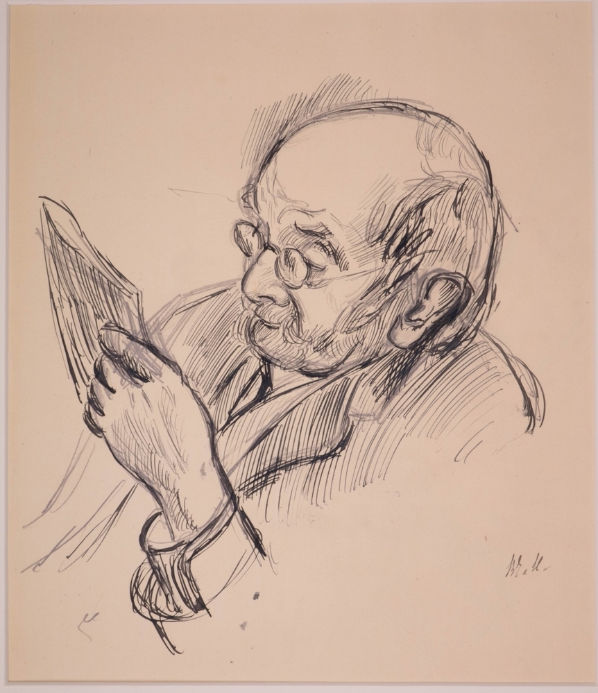 Portret van Samuel van Houten.