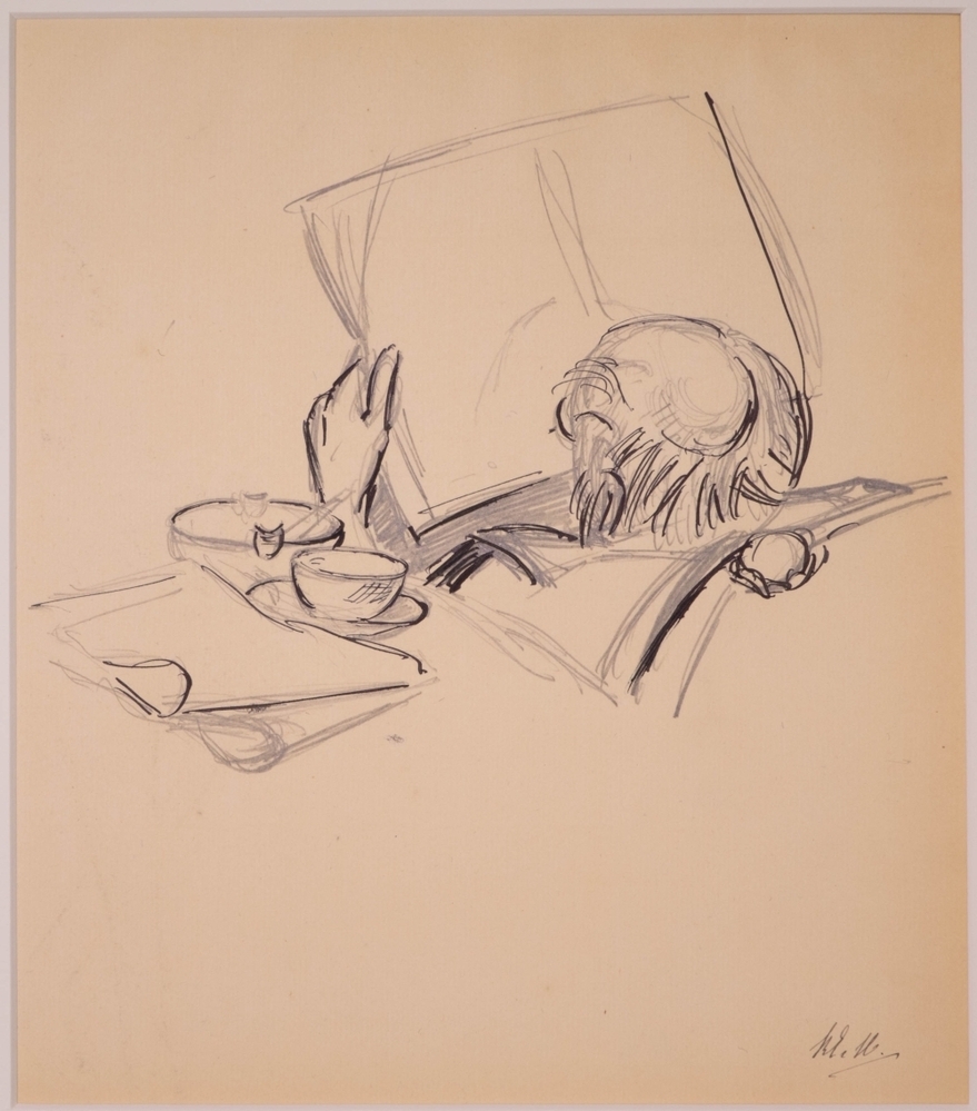 Portret van Samuel van Houten.