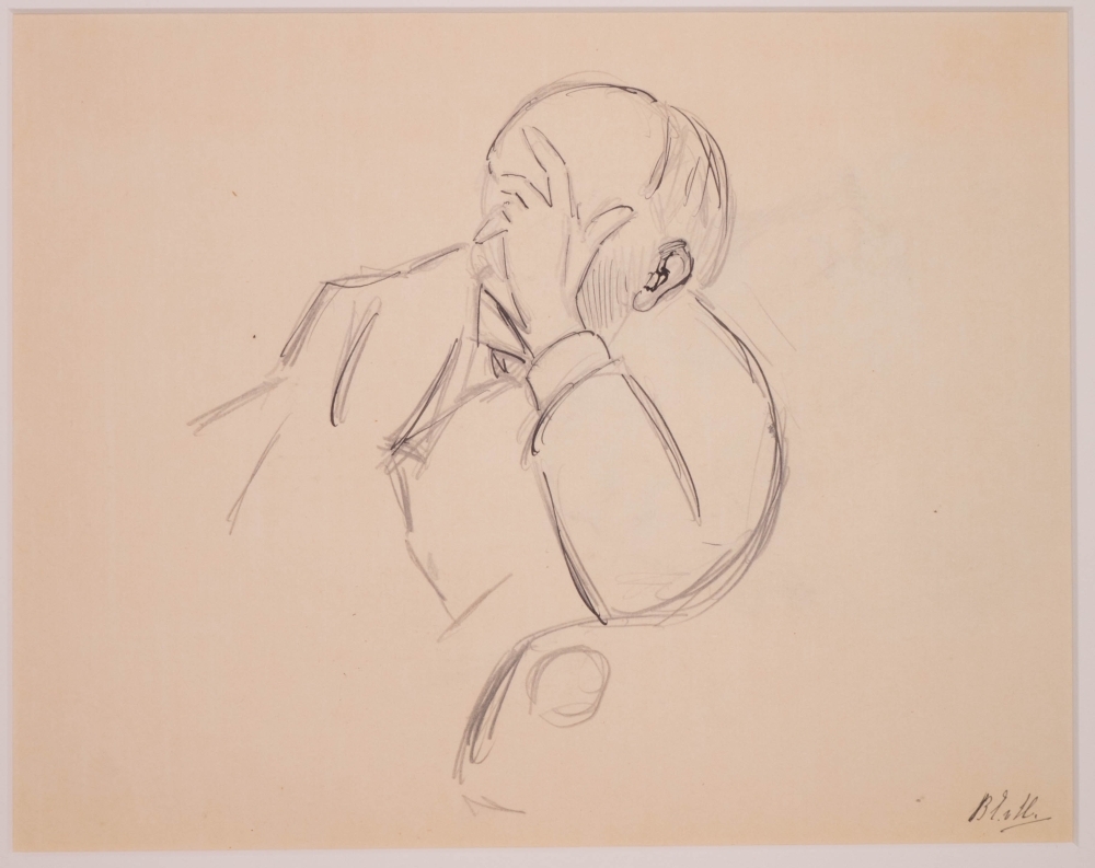 Portret van Samuel van Houten.