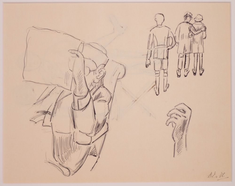 Portret van Samuel van Houten.