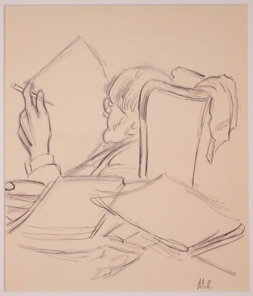 Portret van Samuel van Houten.