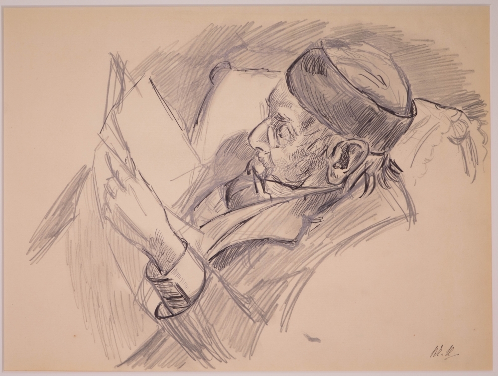 Portret van Samuel van Houten.