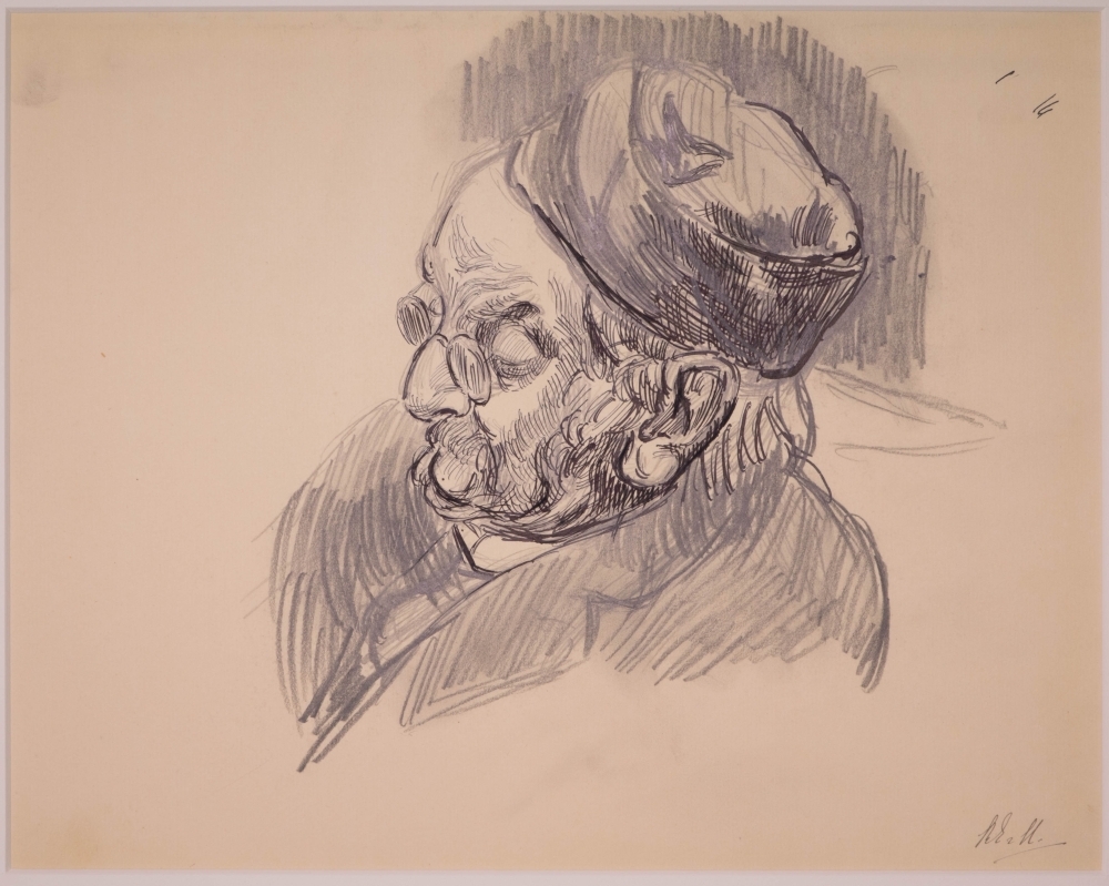 Portret van Samuel van Houten.