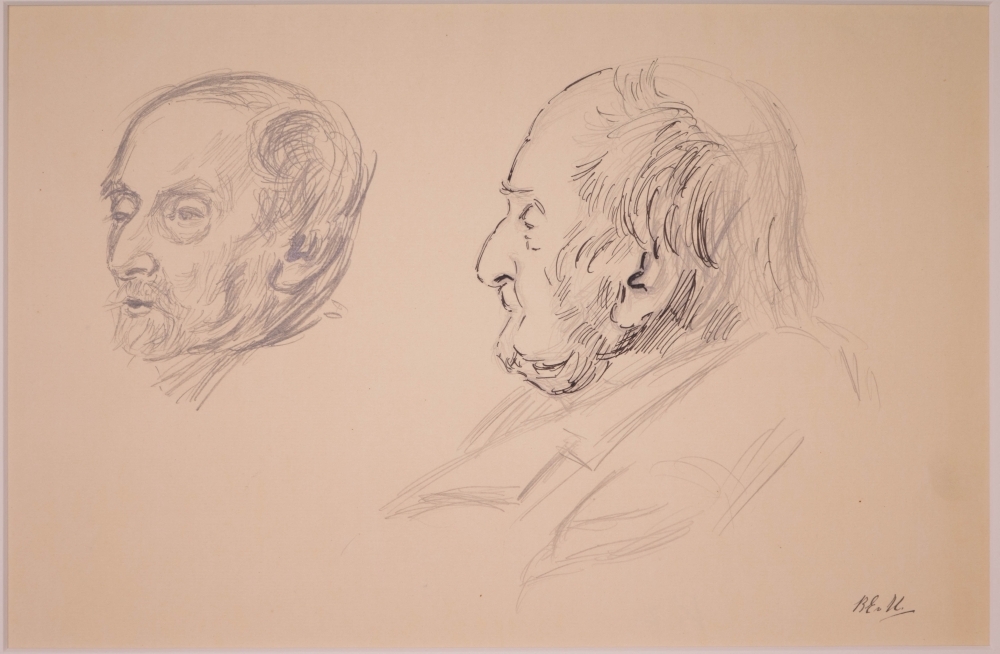 Twee portretten van Samuel van Houten.