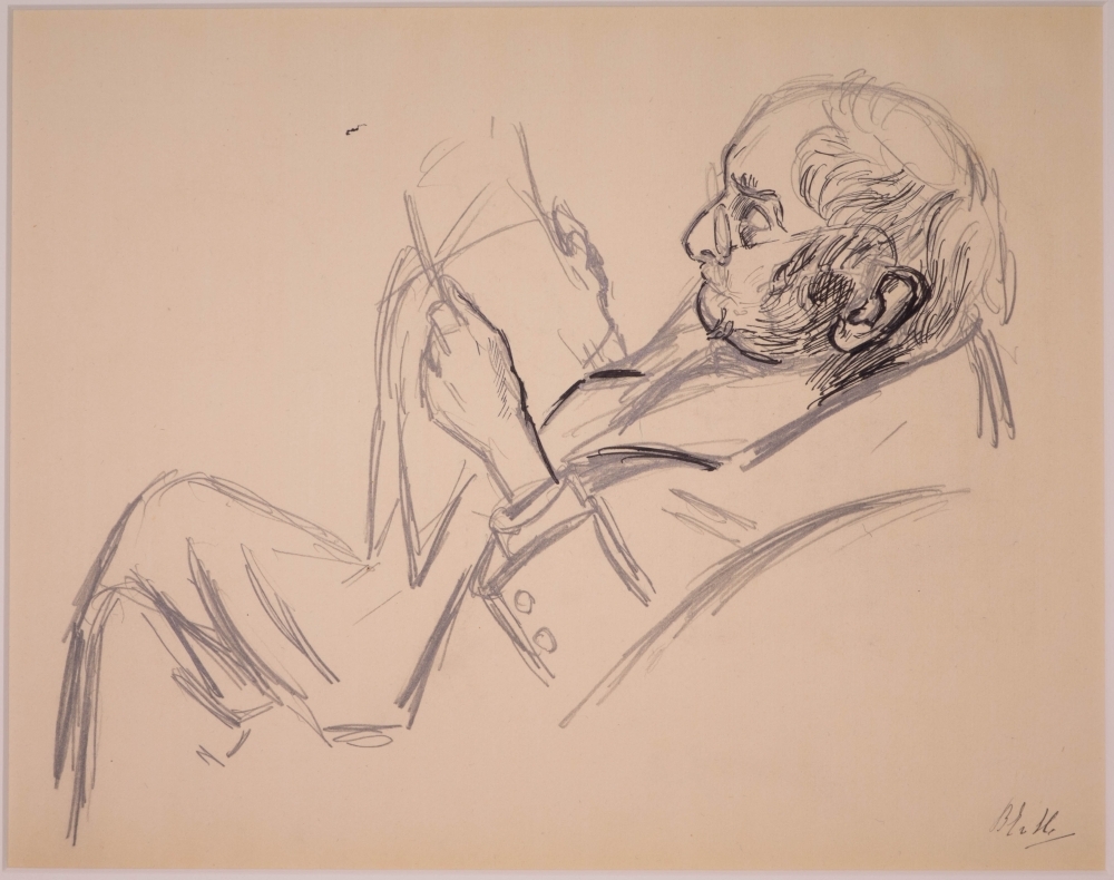 Portret van Samuel van Houten.