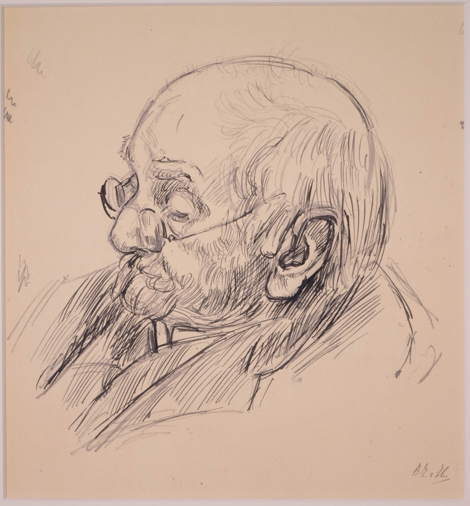 Portret van Samuel van Houten.