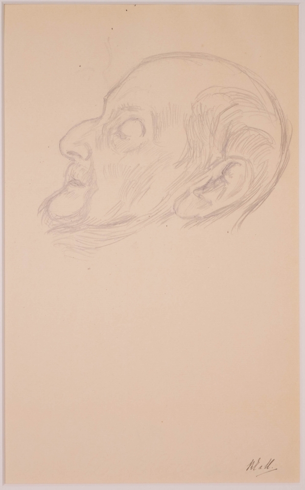 Portret van Samuel van Houten.