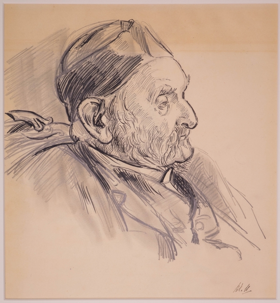 Portret van Samuel van Houten.