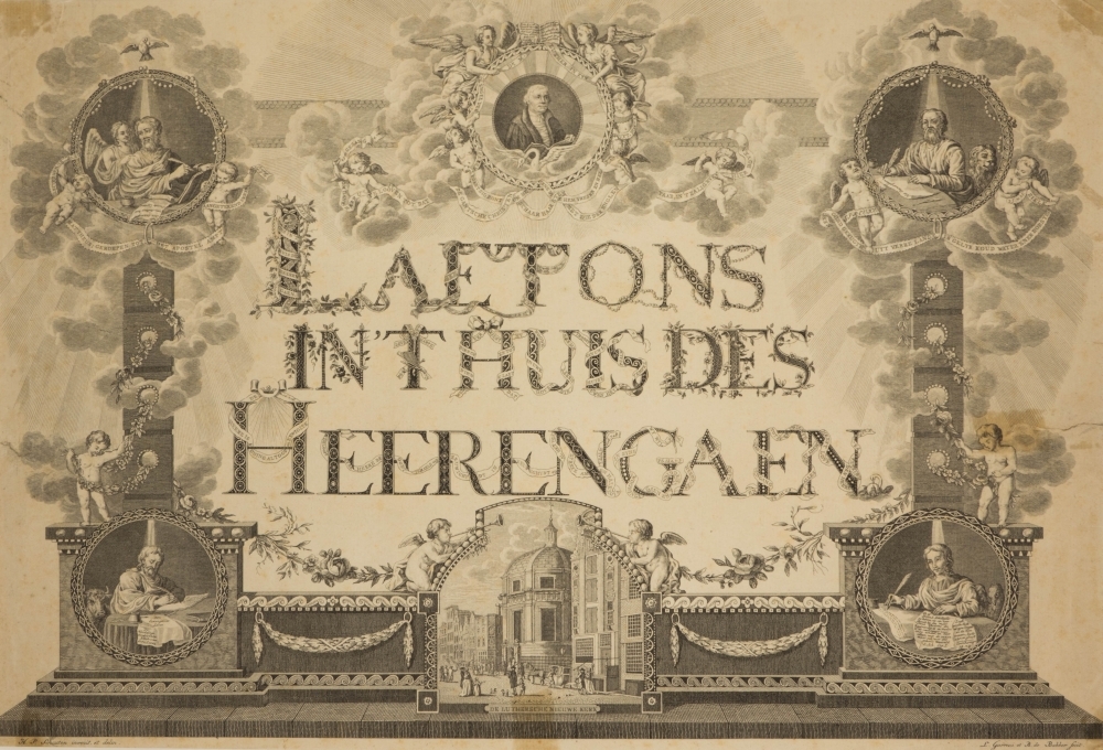 "Laet ons in `t huis des Heeren gaen".