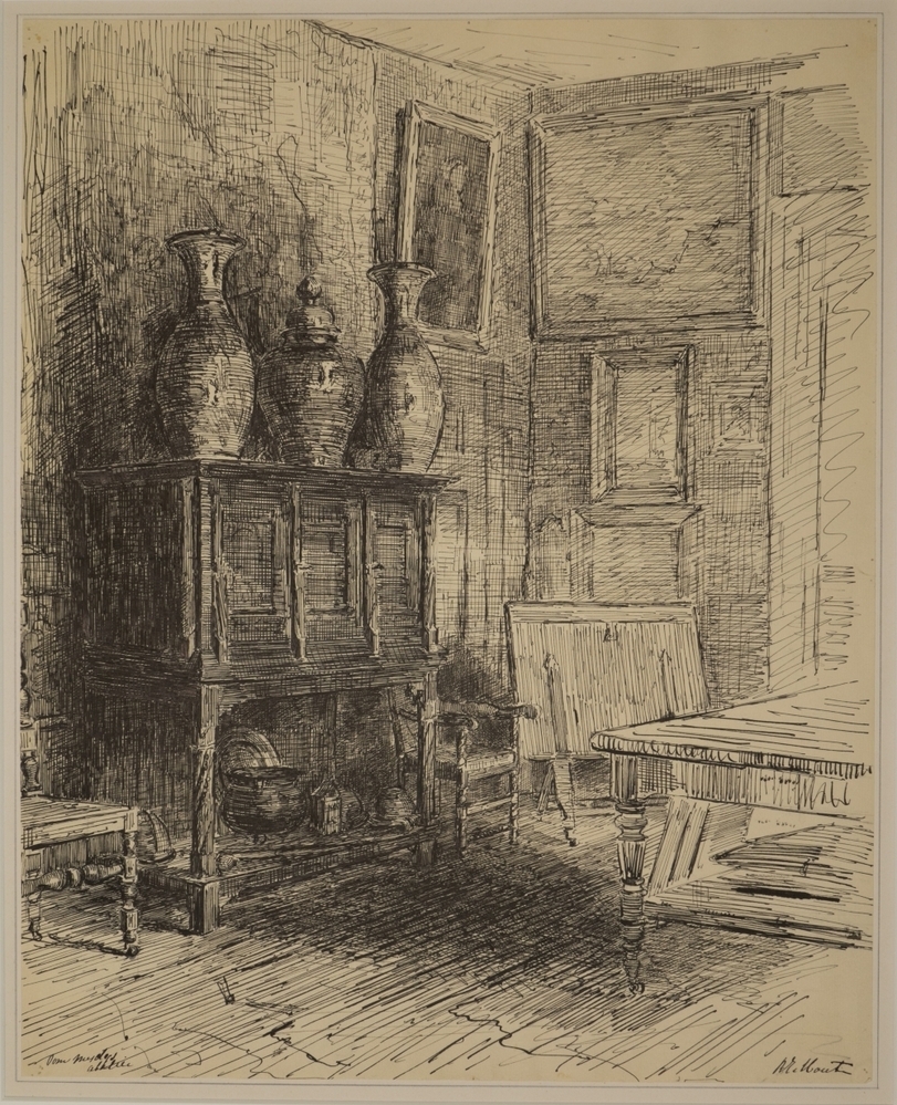 Oom Mesdag`s atelier.